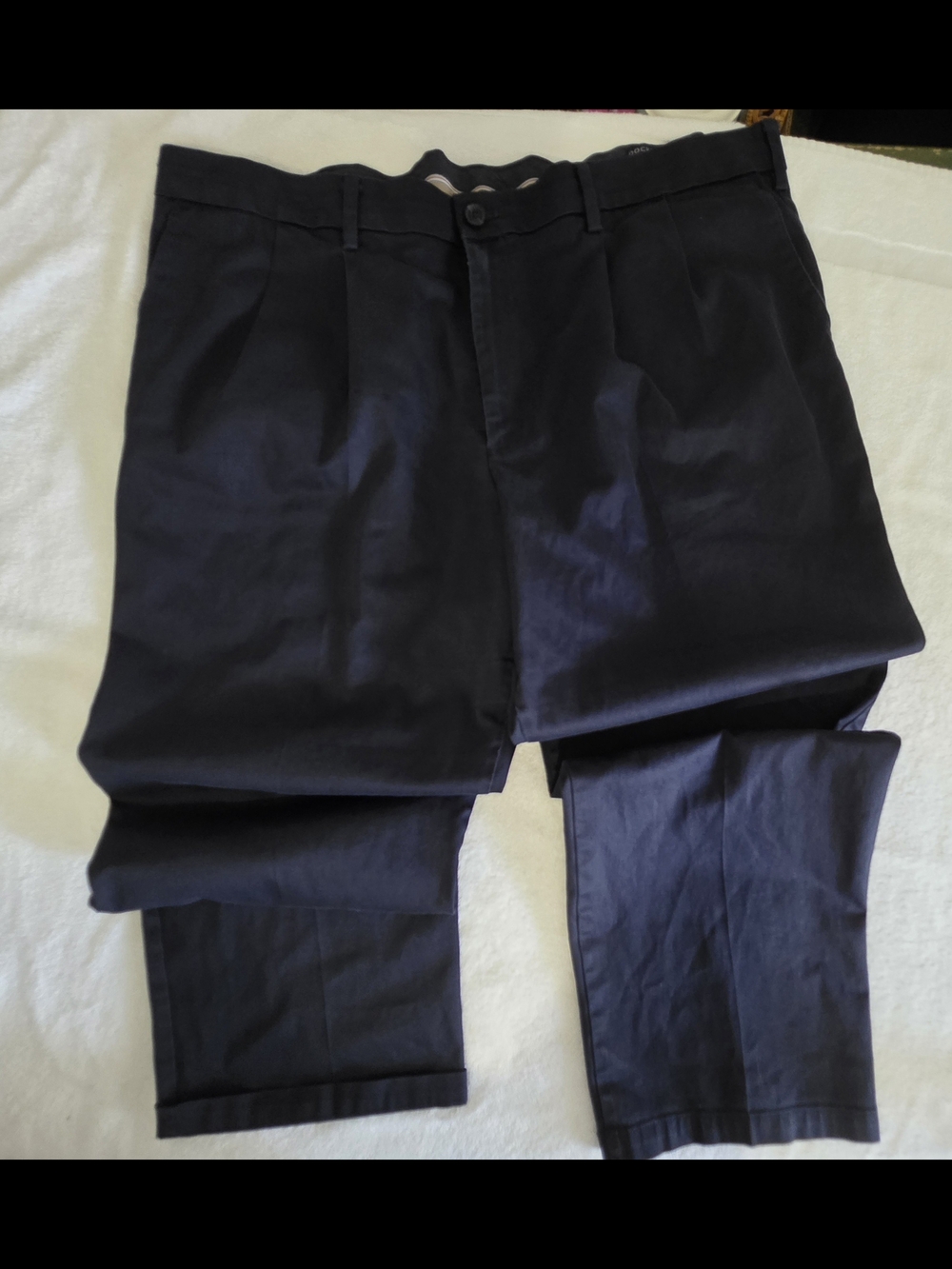 Dockers Signature Khaki Navy Blue Pants #dockers #khaki